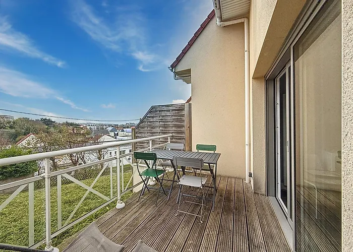 La Baie, Terrasse, Parking Prive, A 5Min A Pieds De La Digue De Wimereux
