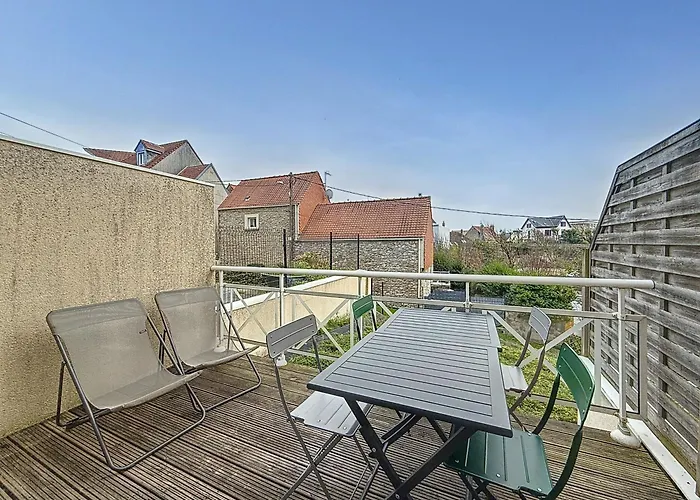La Baie, Terrasse, Parking Prive, A 5Min A Pieds De La Digue De Wimereux
